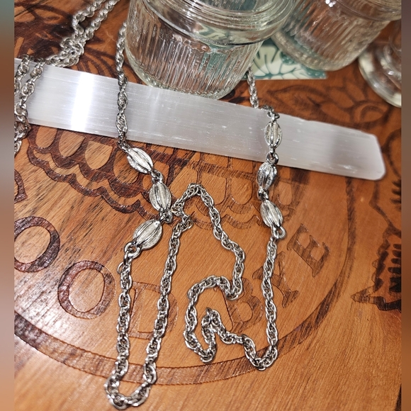 Vintage Monet Extra Long Statement Necklace - Picture 3 of 5